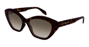 Alexander McQueen AM0355S Sunglasses - Havana / Brown (002)