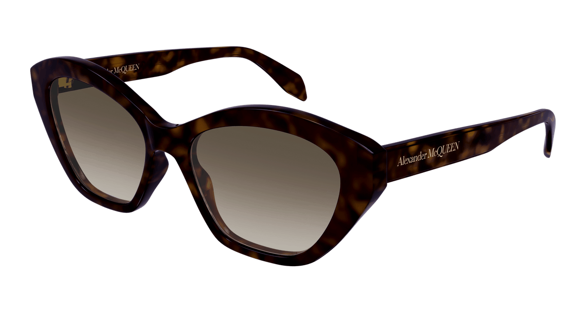 Alexander McQueen AM0355S Sunglasses - Havana / Brown (002)