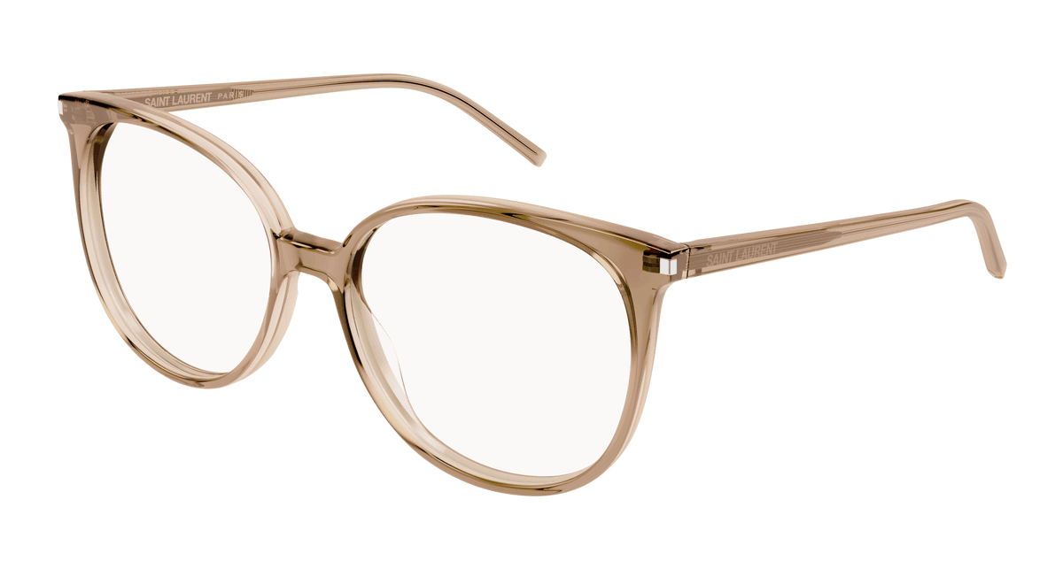 Saint Laurent SL 39 Eyeglasses - Brown / Transparent (007)