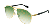 Gucci GG1220S Sunglasses - Gold / Green (004)