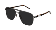 Gucci GG1164S Sunglasses - Gunmetal / Grey (001)