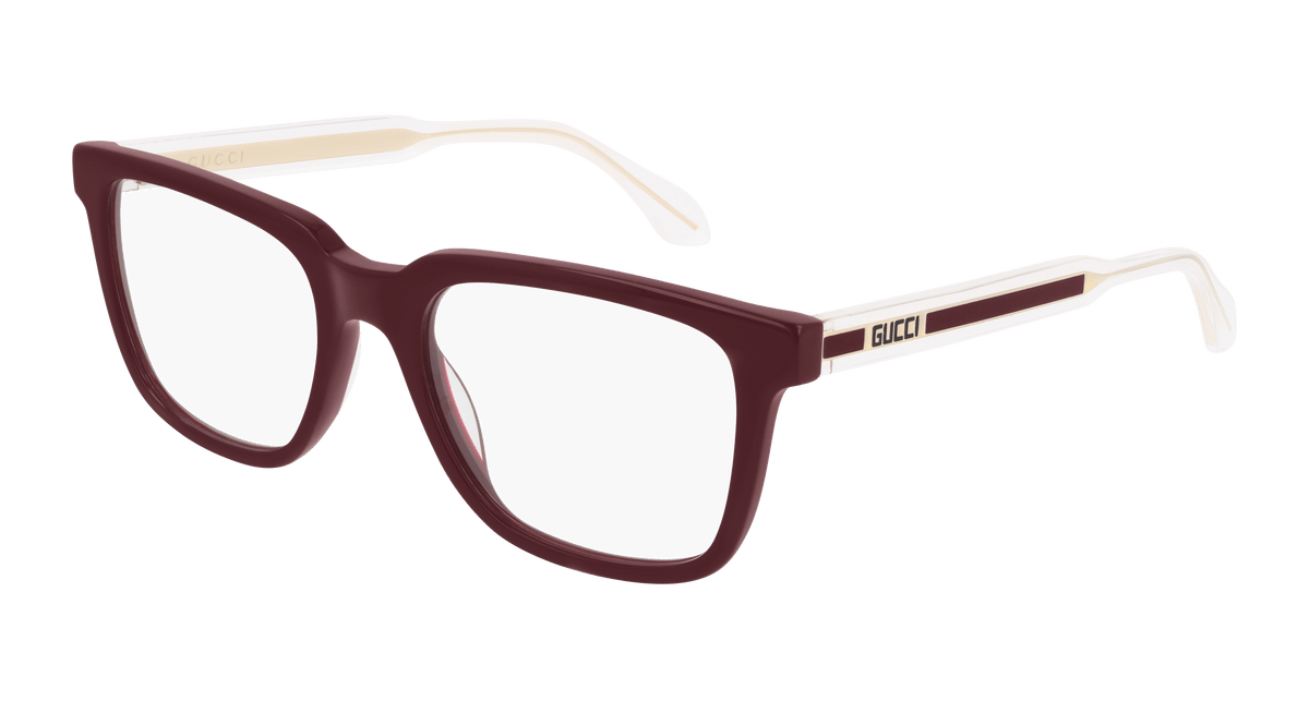 Gucci GG0560ON Eyeglasses - Burgundy / Transparent (007)