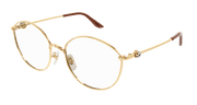Cartier CT0375O Eyeglasses - Gold / Transparent (001)