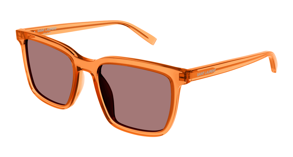 Saint Laurent SL 500 Sunglasses - Orange / Red (005)