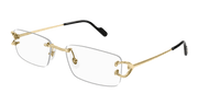 Cartier CT0344O Eyeglasses - Gold / Transparent (003)
