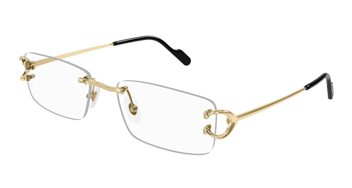 Cartier CT0344O Eyeglasses - Gold / Transparent (003)