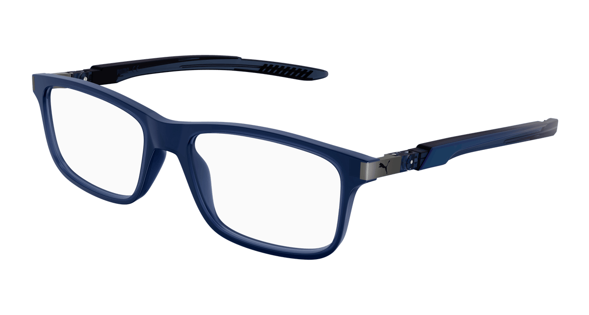 Puma PU0362O Eyeglasses - Blue / Transparent (002)