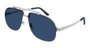 Cartier CT0353S Sunglasses - Silver / Light Blue (003)