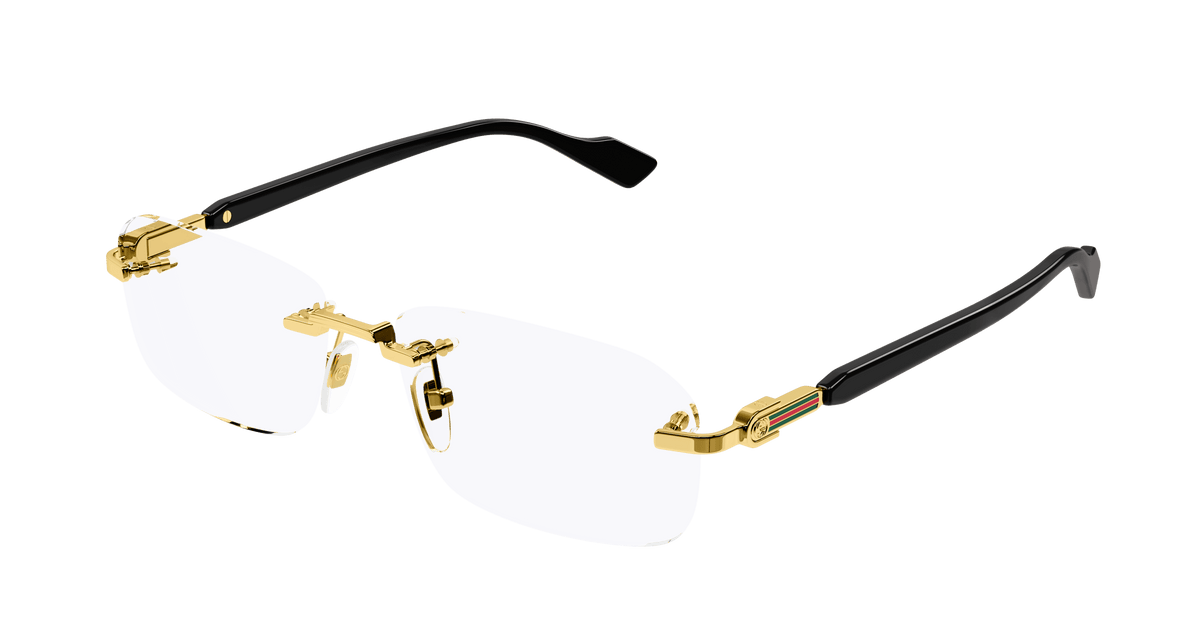 Gucci GG1221O Eyeglasses - Gold / Transparent (001)