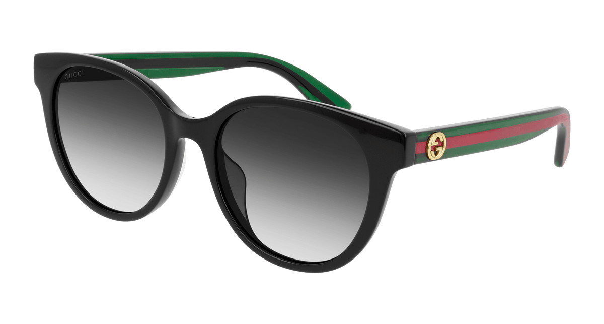 Gucci GG0702SKN Sunglasses - Black / Grey (004)