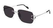Cartier CT0330S Sunglasses - Silver / Grey (004)