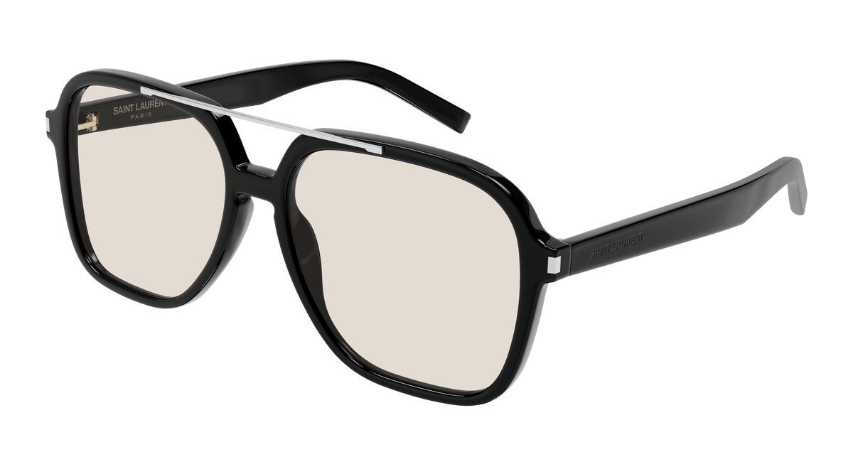 Saint Laurent SL 545 Sunglasses - Black / Yellow (001)