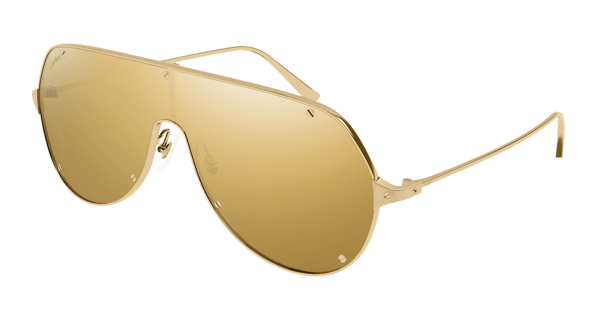 Cartier CT0324S Sunglasses - Gold / Bronze (003)