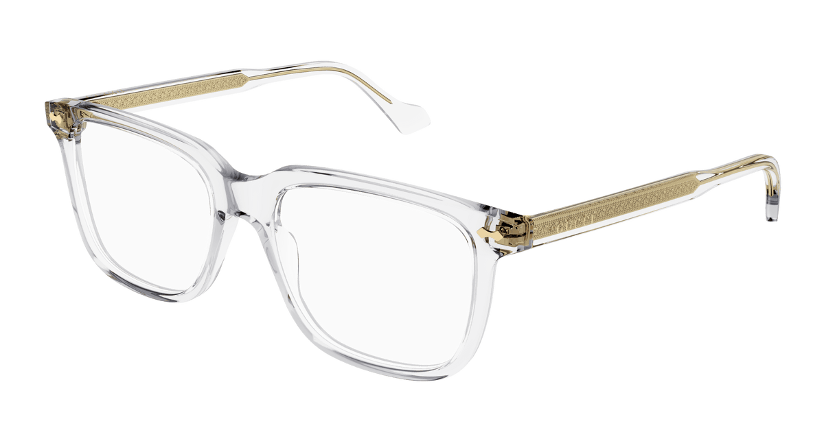Gucci GG0737O Eyeglasses - Crystal / Transparent (017)
