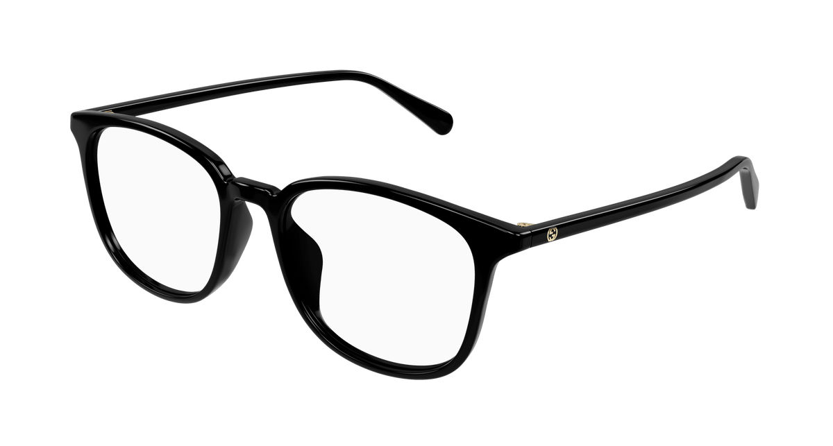 Gucci GG1230OA Eyeglasses - Black / Transparent (002)