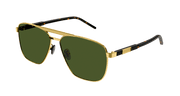 Gucci GG1164S Sunglasses - Gold / Green (004)