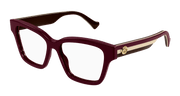 Gucci GG1302O Eyeglasses - Burgundy / Transparent (005)