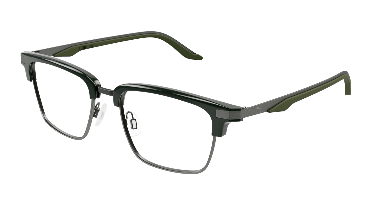 Puma PU0411O Eyeglasses - Green / Transparent (003)