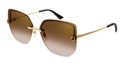 Cartier CT0432S Sunglasses - Gold / Brown (002)