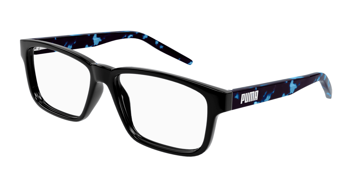 Puma PJ0046O Eyeglasses - Black / Transparent (008)