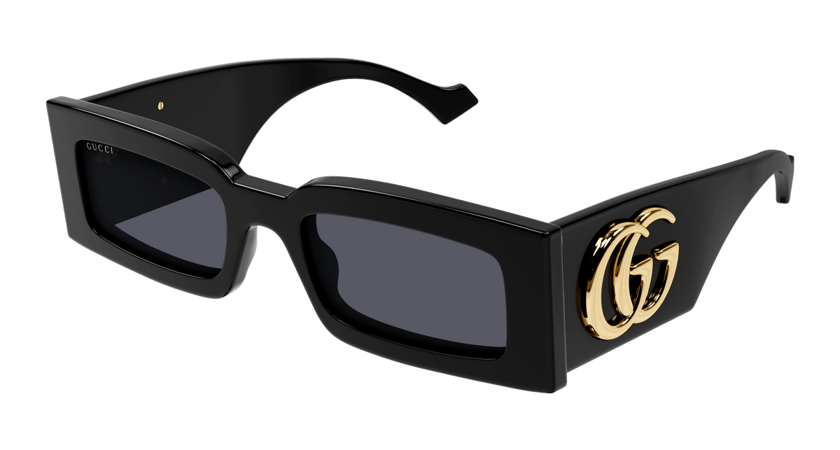 Gucci GG1425S Sunglasses - Black / Grey (001)