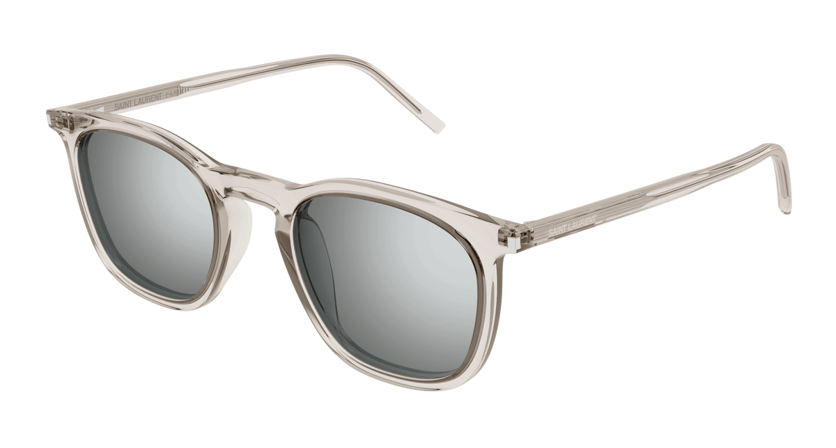 Saint Laurent SL 623 Sunglasses - Beige / Silver (004)