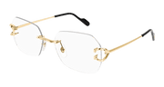 Cartier CT0416O Eyeglasses - Gold / Transparent (001)