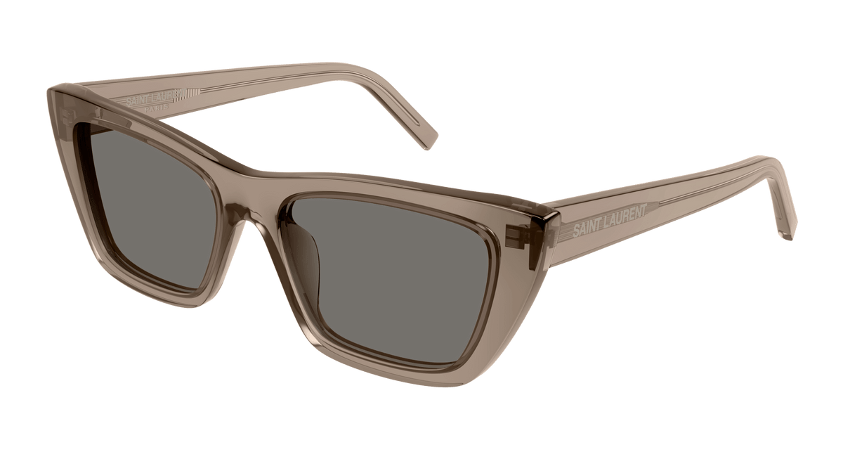 Saint Laurent SL 276 MICA Sunglasses - Brown / Grey (045)