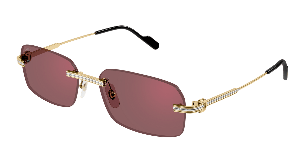 Cartier CT0271S Sunglasses - Gold / Red (008)