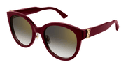 Cartier CT0438SA Sunglasses - Red / Grey (004)