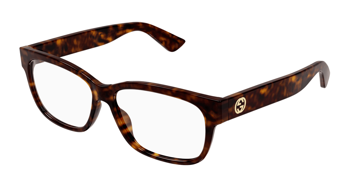 Gucci GG1341O Eyeglasses - Havana / Transparent (002)