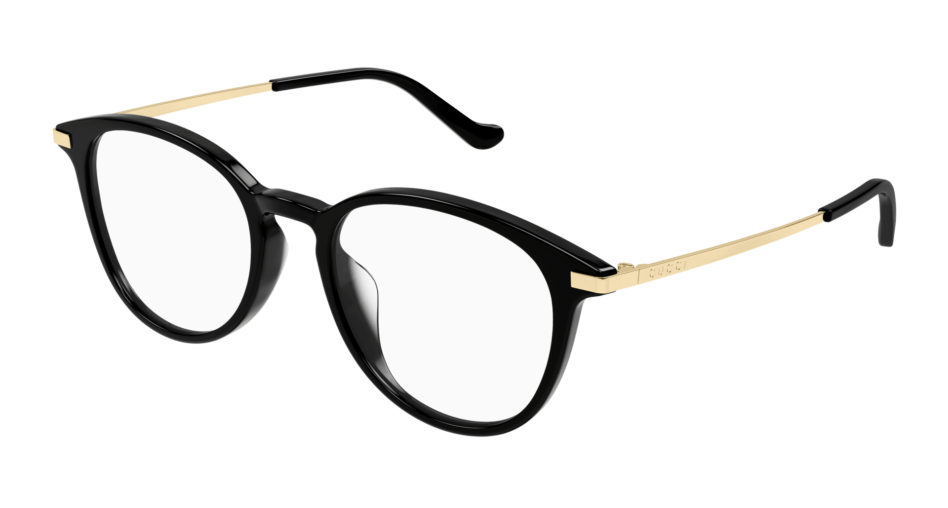 Gucci GG1466OA Eyeglasses - Black / Transparent (001)
