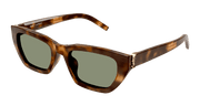 Saint Laurent SL M127/F Sunglasses - Havana / Green (003)