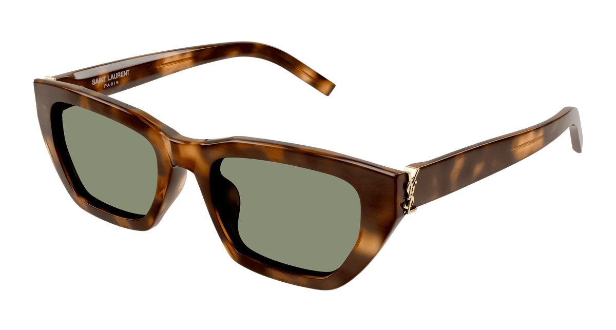 Saint Laurent SL M127/F Sunglasses - Havana / Green (003)