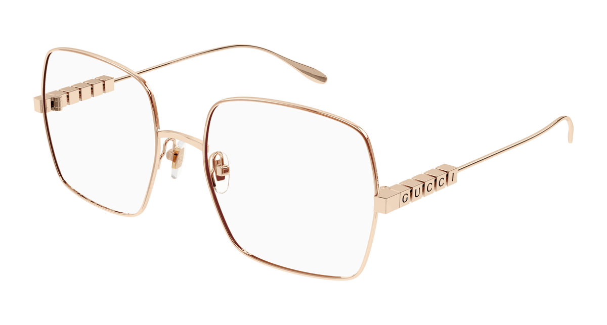 Gucci GG1434O Eyeglasses - Gold / Transparent (002)