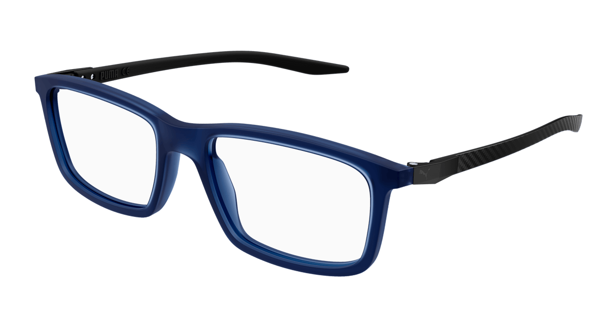 Puma PU0418O Eyeglasses - Blue / Transparent (003)