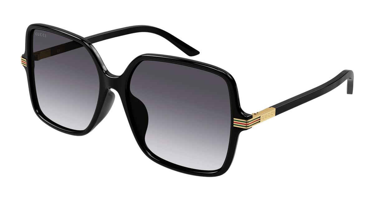 Gucci GG1448SA Sunglasses - Black / Grey (001)