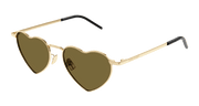 Saint Laurent SL 301 LOULOU Sunglasses - Gold / Brown (015)