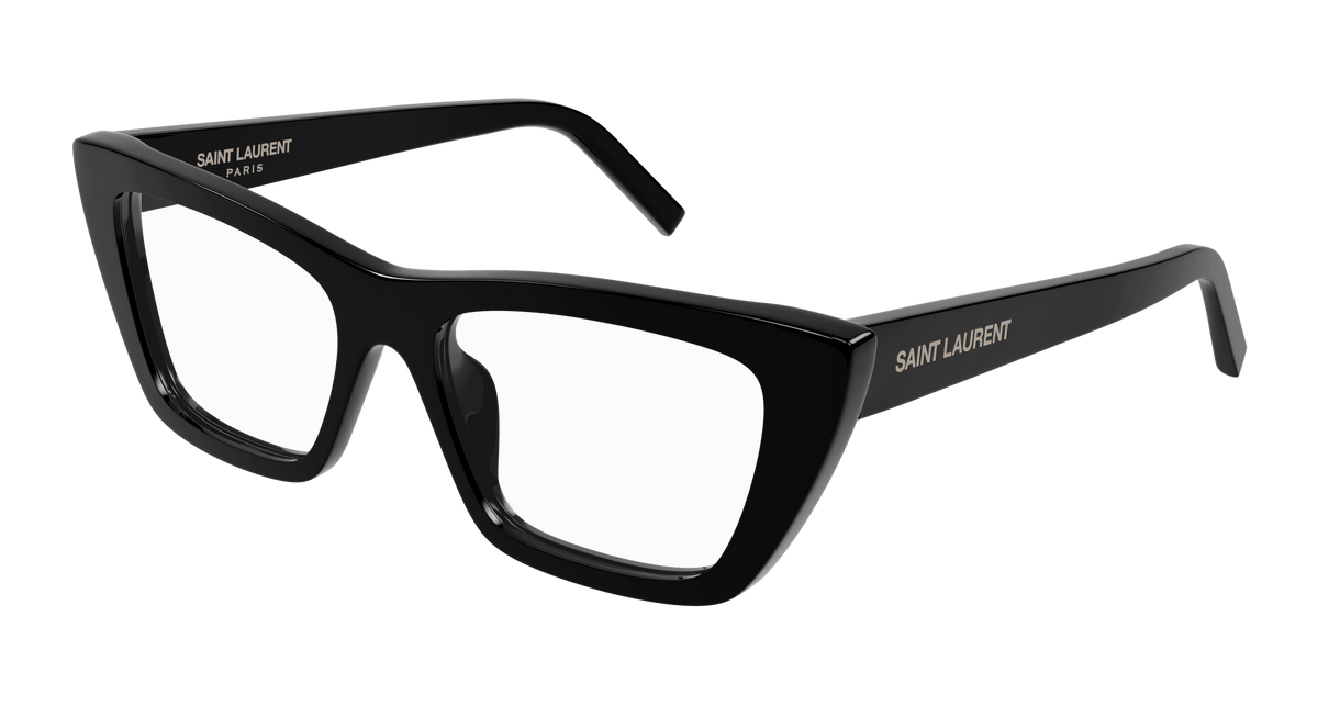 Saint Laurent SL 276 MICA OPT Eyeglasses - Black / Transparent (003)