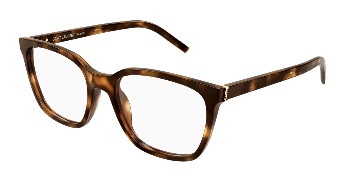 Saint Laurent SL M129 Eyeglasses - Havana / Transparent (003)