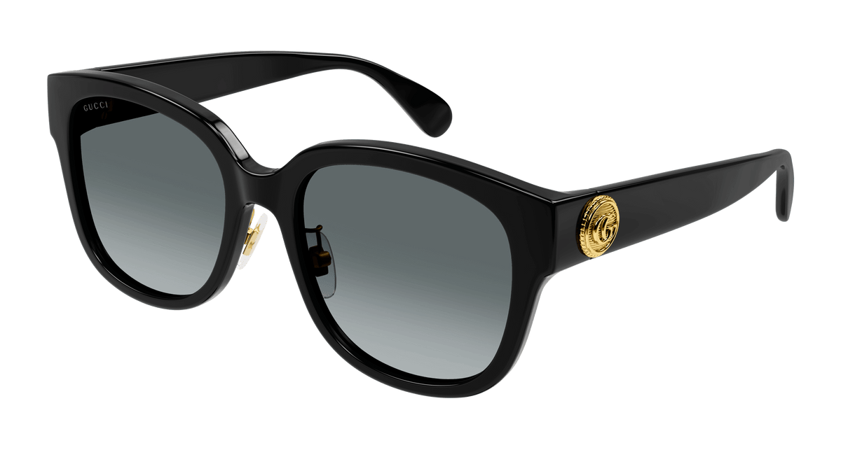 Gucci GG1409SK Sunglasses - Black / Grey (001)