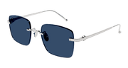 Cartier CT0403S Sunglasses - Silver / Blue (001)