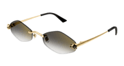 Cartier CT0433S Sunglasses - Gold / Grey (001)