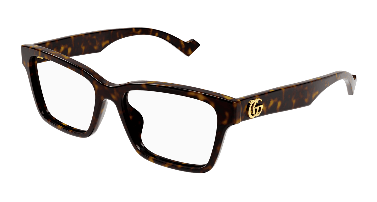 Gucci GG1476OK Eyeglasses - Havana / Transparent (002)