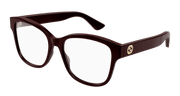 Gucci GG1340O Eyeglasses - Burgundy / Transparent (004)