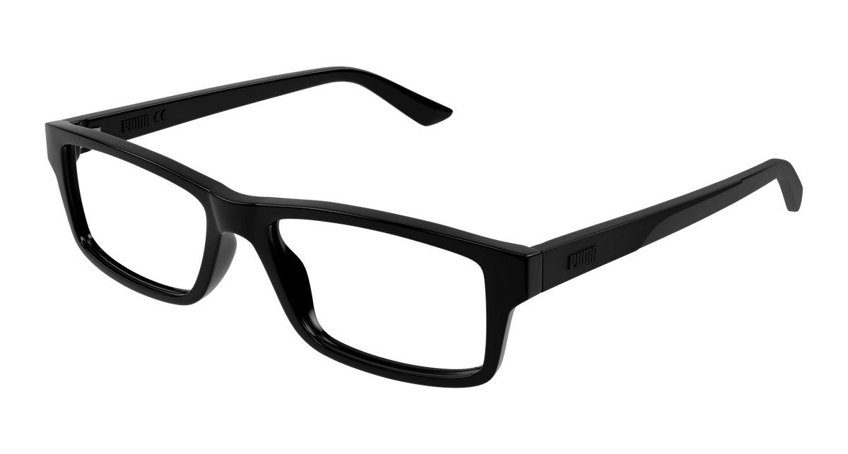 Puma PU0431O Eyeglasses - Black / Transparent (001)