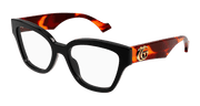Gucci GG1424O Eyeglasses - Black / Transparent (007)