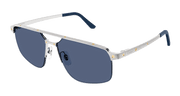 Cartier CT0385S Sunglasses - Silver / Blue (004)