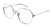 Gucci GG1285O Eyeglasses - Silver / Transparent (002)