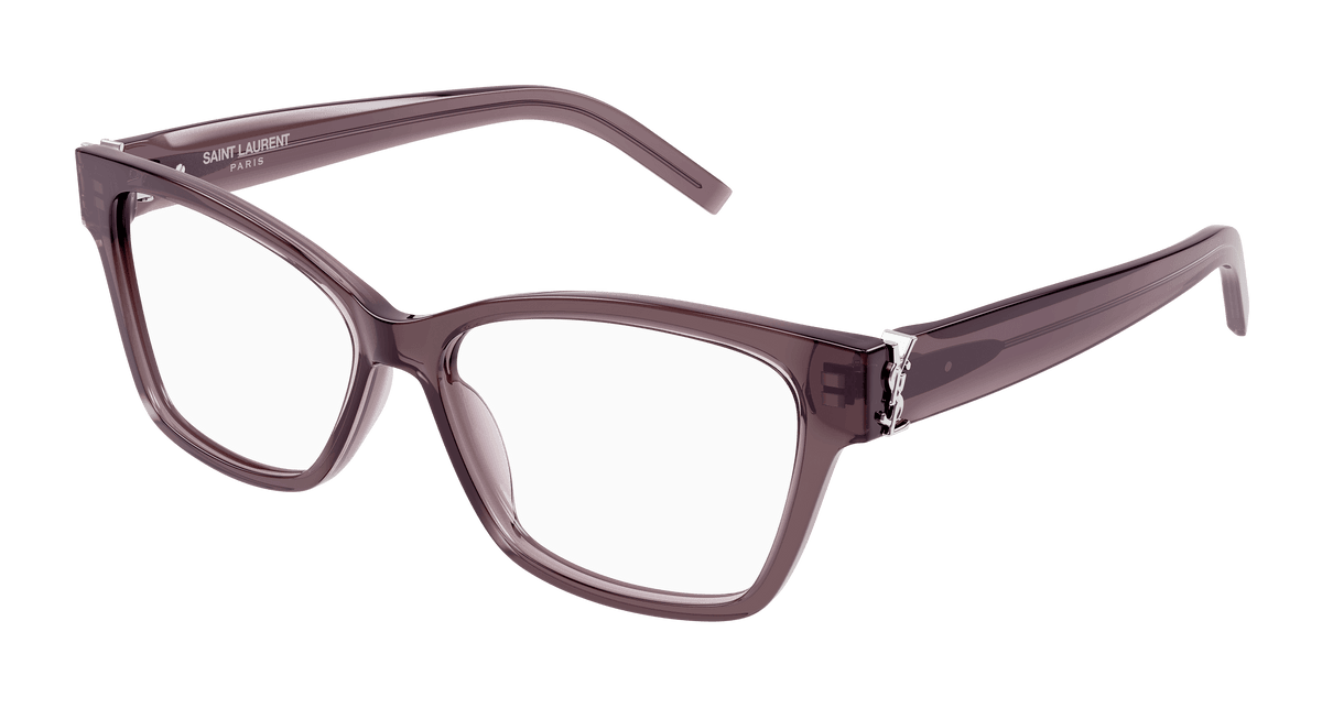 Saint Laurent SL M116 Eyeglasses - Brown / Transparent (003)